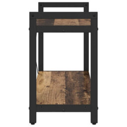 Berkfield Bookcase Old Wood 80 X 30 X 48.5 Cm Engineered Wood - thumbnail 6