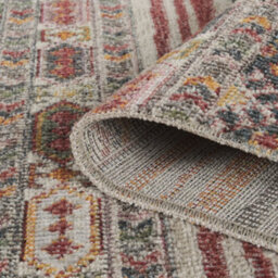 Aress Washable Traditional Living Room Area Rug -Low Pile Aztec Design Muti Coloured 160Cm X 230Cm - thumbnail 3