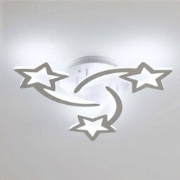 40W Modern Led Ceiling Light Children Room Lamp Cold White 3Stars Bedroom - thumbnail 1