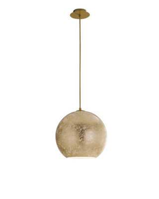 Luminosa Lighting Luminosa Vanity Dome Pendant Ceiling Light Gold 30X29Cm