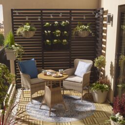 Blue Persian Large Indoor & Outdoor Rug, (L)150Cm X (W)150Cm - thumbnail 3