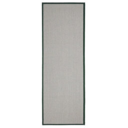 Melrose Eden Border Monochrome Indoor Outdoor Area Runner Rug 3mm Pile Height - 67/200Cm - thumbnail 5