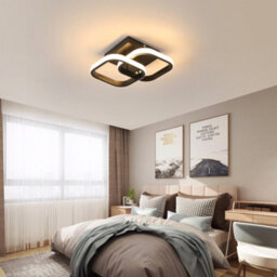 Pheashine Led Ceiling Light Modern Square Led Ceiling Lamp,3000K/4500K/6500K Fixture For Kitchen Bedrooms Hallway Office - thumbnail 6