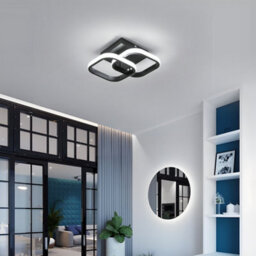 Pheashine Led Ceiling Light Modern Square Led Ceiling Lamp,3000K/4500K/6500K Fixture For Kitchen Bedrooms Hallway Office - thumbnail 5