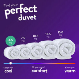 Slumberdown Anti Allergy 10.5 Tog Duvet, Super King - thumbnail 8