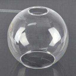Luminosa Lighting Luminosa Tube Globe Pendant Ceiling Light Black, Transparent Glass Shade 3X E27 - thumbnail 5