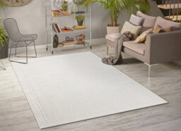 RugsX Carpet Origi 3727 Cream - Frame Flat-Woven Sisal String 58X100 Cm - thumbnail 3