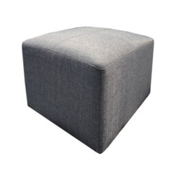 Aspect Furniture Carey Storage Bench With 2 Side Ottomans,grey Linen - thumbnail 7