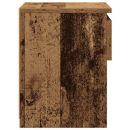 Berkfield Elegant Bedside Cabinet Old Wood 40X30X39 Cm Engineered Wood - thumbnail 5