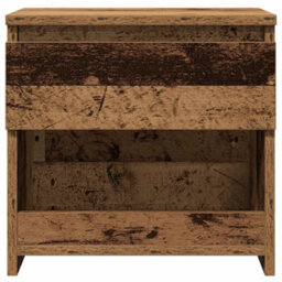 Berkfield Elegant Bedside Cabinet Old Wood 40X30X39 Cm Engineered Wood - thumbnail 4