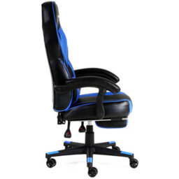Gtforce Turbo Reclining Sports Racing Gaming Office Desk Pc Car Faux Leather Chair (Blue) - thumbnail 4