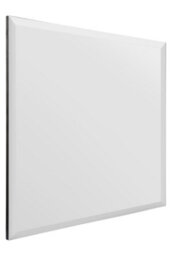 "Mirroroutlet Moderni - All Glass Modern Bevelled Square Frameless Wall Mirror 24"" X 24"" (60X60Cm)" - thumbnail 4