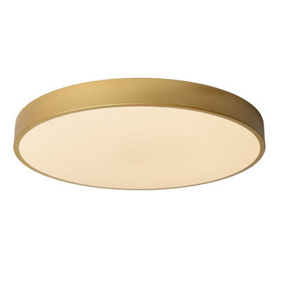 Lucide Unar 36W Led Flush Light 495 mm Matt Gold - image 1