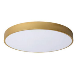 Lucide Unar 36W Led Flush Light 495 mm Matt Gold - thumbnail 3