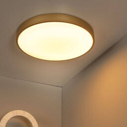 Lucide Unar 36W Led Flush Light 495 mm Matt Gold - thumbnail 6