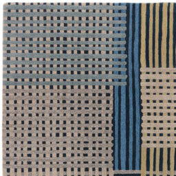 Blue Multi Abstract Handmade Modern Wool Rug For Living Room And Bedroom -200Cm X 290Cm - thumbnail 3