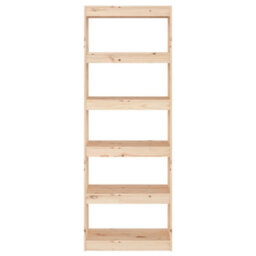 Vidaxl Book Cabinet/room Divider 60X30X167.5 Cm Solid Wood Pine Book Cabinets - thumbnail 3