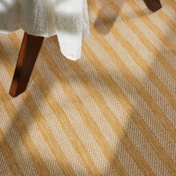 The Rugs Ted Baker Indoor Outdoor Flatweave Linley Rug Striped In Yellow - thumbnail 8