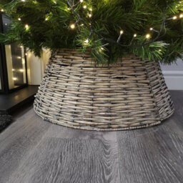 40Or58Cm Samuel Alexander Kd Willow Christmas Tree Skirt Wicker Rattan  Medium Natural - thumbnail 4