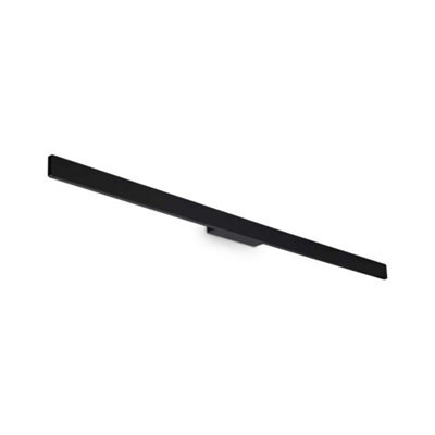 Ideal Lux Linea Outdoor Flush Wall Lamp Black 2600Lm 3000K Ip54