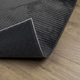 Walplus Rug Iza Short Pile Scandinavian Look Anthracite 100X200 Cm - thumbnail 5