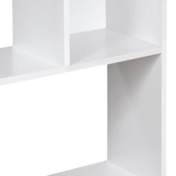 Sweeek. 5-Shelf Bookcase With 10 Compartments Pieter White 83X23.4X173 Cm - thumbnail 9