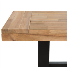Beliani Garden Bench Scania 140 Cm Acacia Wood Black - thumbnail 7