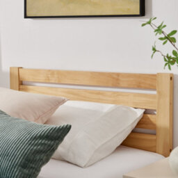 Furniturebox Uk Declan Oak Stain Solid Pine Single Bed Frame - thumbnail 3