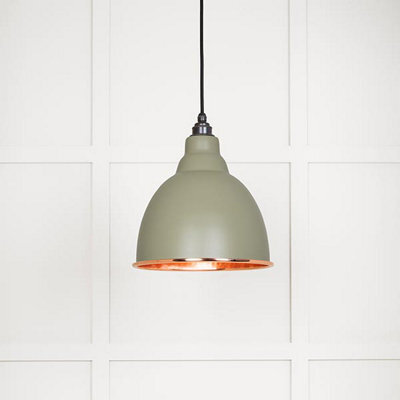 From the Anvil Hammered Copper Brindley Pendant In Tump - image 1