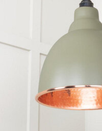 From the Anvil Hammered Copper Brindley Pendant In Tump - thumbnail 6