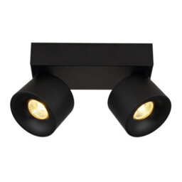 Luminosa Lighting Luminosa Rae Twin Ceiling Spotlight Matt Black 2X Led 3000K - thumbnail 3