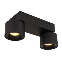 Luminosa Lighting Luminosa Rae Twin Ceiling Spotlight Matt Black 2X Led 3000K - thumbnail 5