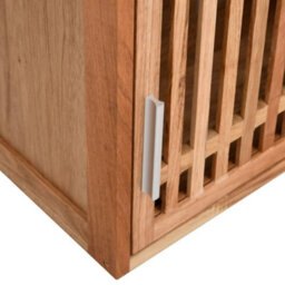 Berkfield Wall-Mounted Bathroom Cabinet 42X23X60 Cm Solid Wood Walnut - thumbnail 8