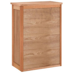 Berkfield Wall-Mounted Bathroom Cabinet 42X23X60 Cm Solid Wood Walnut - thumbnail 6