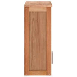 Berkfield Wall-Mounted Bathroom Cabinet 42X23X60 Cm Solid Wood Walnut - thumbnail 5