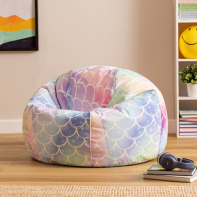 Icon Kids Ombre Mermaid Print Dome Bean Bag - image 1