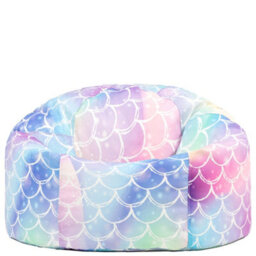 Icon Kids Ombre Mermaid Print Dome Bean Bag - thumbnail 3