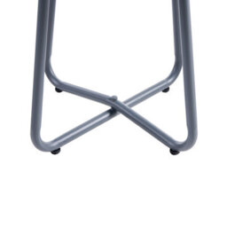 Beliani Garden Lounge Set With Table 2 Seater Pasto Metal Dark Grey - thumbnail 8