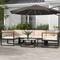 Outsunny Replacement Cushions For Outdoor Furniture Garden Seat Cushion Pad - thumbnail 1
