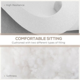 Outsunny Replacement Cushions For Outdoor Furniture Garden Seat Cushion Pad - thumbnail 4