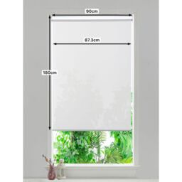 GoodHome Badallo Corded Optic White Daylight & Thermal Roller Blind (W)90Cm (L)180Cm - thumbnail 7