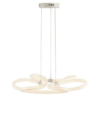 Luminosa Lighting Luminosa Heaven Led Pendant Ceiling Light White 6920Lm 4000K 75X75X9Cm