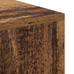Berkfield Writing Desk Old Wood Engineered Wood Small Storage - thumbnail 7