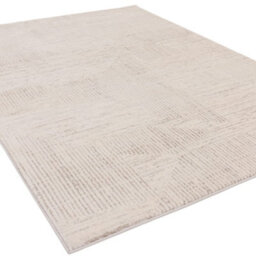 The Rug Edit Axel Scandi Grid Ivory Living Room Rug - 80X140Cm - thumbnail 4