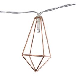 Metal Cage Battery-Powered Warm White 10 Led Indoor String Lights - thumbnail 5