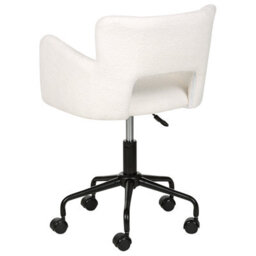 Beliani Desk Chair Sanilac Ii Boucle Off-White - thumbnail 6