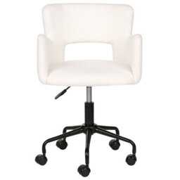 Beliani Desk Chair Sanilac Ii Boucle Off-White - thumbnail 5