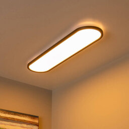 Lucide Elly 800 Led Flush Ceiling Light With Remote Control Black - thumbnail 6