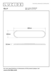 Lucide Elly 800 Led Flush Ceiling Light With Remote Control Black - thumbnail 8