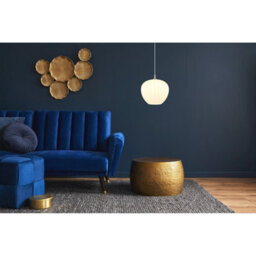 Luminosa Lighting Luminosa Maxy 40Cm Dome Pendant Ceiling Light White Matt Opal Glass Shade 1X E27 - thumbnail 5